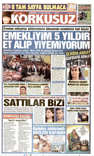 Korkusuz manşeti