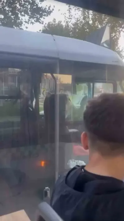 Bursa'da Otobüs Ve Minibüs Sürücüleri Arasında Yol Kavgası