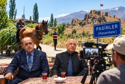 Azerbaycanlı Yazar İmran Bdirxanlı İki Hasankale Belgeseli İçin Erzurum'a Geldi