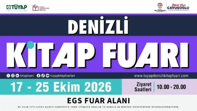Denizli TÜYAP Kitap Fuarı 17-25 Ekim 2026 Tarihleri Arasında Kapılarını Açıyor