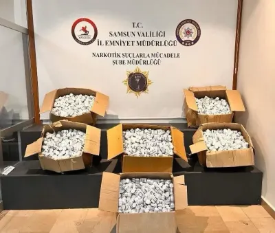 Samsun'da Düzenlenen Operasyonda Binlerce Uyuşturucu Hap Ele Geçirildi