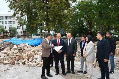 Adıyaman Valisi Abdullah Küçük Arkeoloji Müzesi İnşaatını Yerinde İnceledi