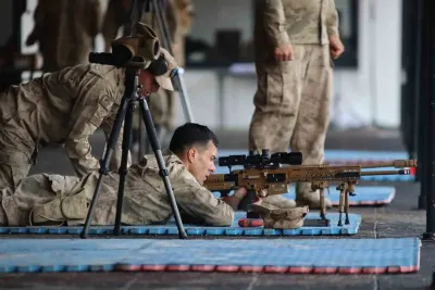 İzmir Foça’da Düzenlenen Boran-8 Uluslararası Keskin Nişancı Yarışması Nefes Kesiyor