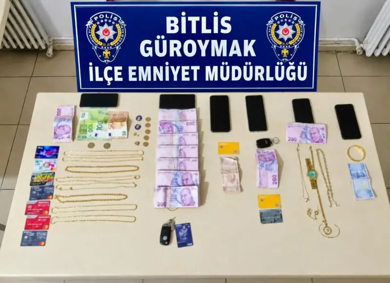 Van ve Bitlis Emniyetinden Ortak Operasyon: Sahte Altınla Vurgun Yapan 6 Şüpheli Yakalandı