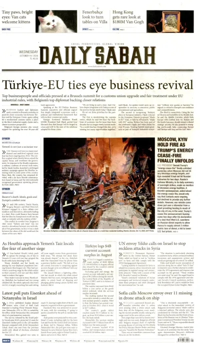 Daily Sabah manşeti