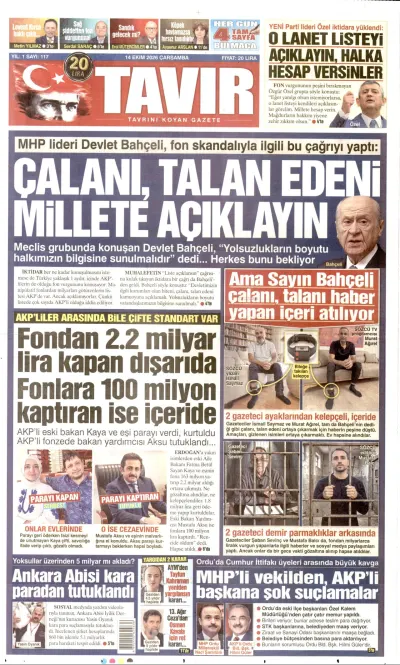 Tavır manşeti