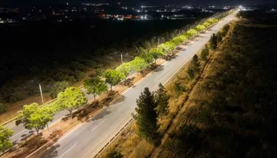 Şanlıurfa Havalimanı Yoluna Modern Aydınlatma Altyapısı