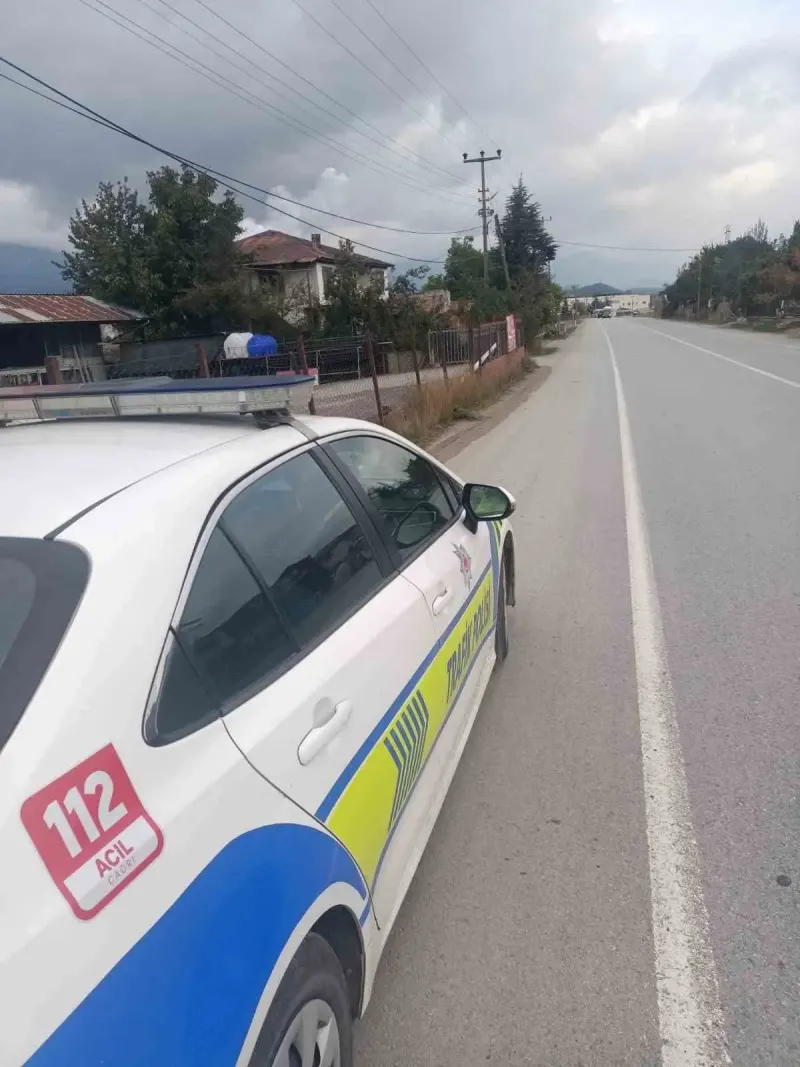 Bolu Mudurnu Yenilenen Yolda Hız Artışı Nedeniyle Radar Denetimlerine Başladı