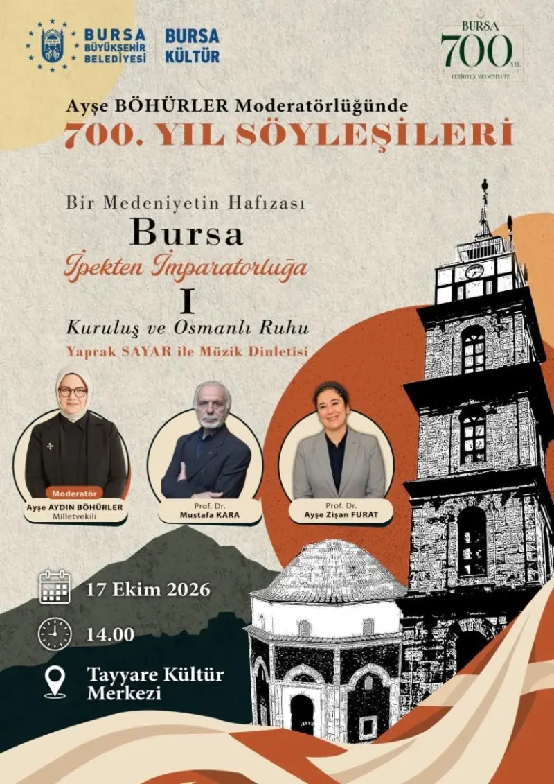 Bursa’nın 700 Yıllık Tarihi Söyleşilerle Gün Yüzüne Çıkıyor