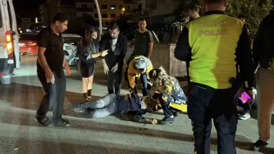 Antalya Gazipaşa'da Alkollü Sürücü Otomobile Çarptı
