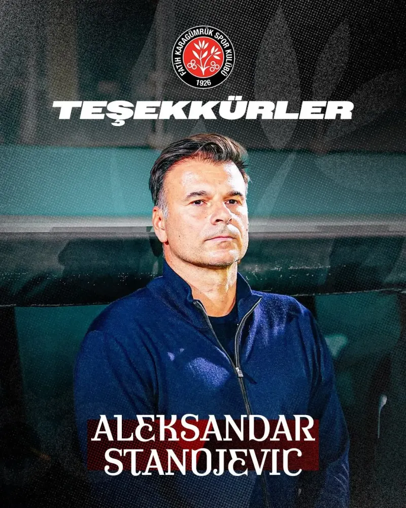 Fatih Karagümrük Teknik Direktörü Aleksandar Stanojevic İle Yollarını Ayırdı