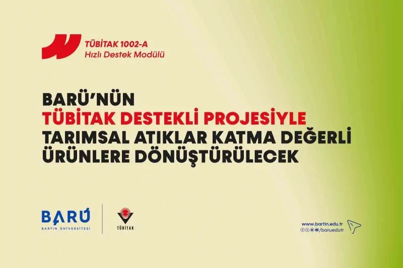 Bartın Üniversitesinde Tarımsal Atıklar Katma Değerli Ürünlere Dönüştürülüyor