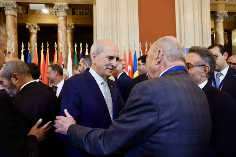 TBMM Başkanı Numan Kurtulmuş, Roma'da Ürdün Senatosu Başkanı ile Görüştü