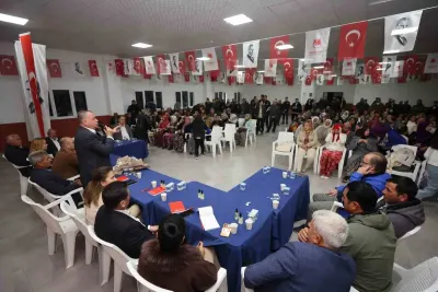 Yunusemre Belediye Başkanı Semih Balaban Pelitalan Mahallesi'nde Üretici Kadınlarla Buluştu