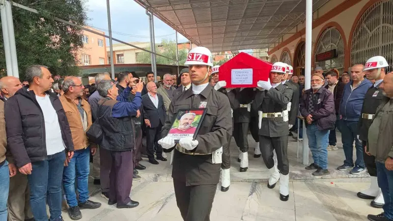 Aydın Nazilli'de Kalp Krizi Sonucu Hayatını Kaybeden Gazi Tahir Güney Askeri Törenle Toprağa Verildi