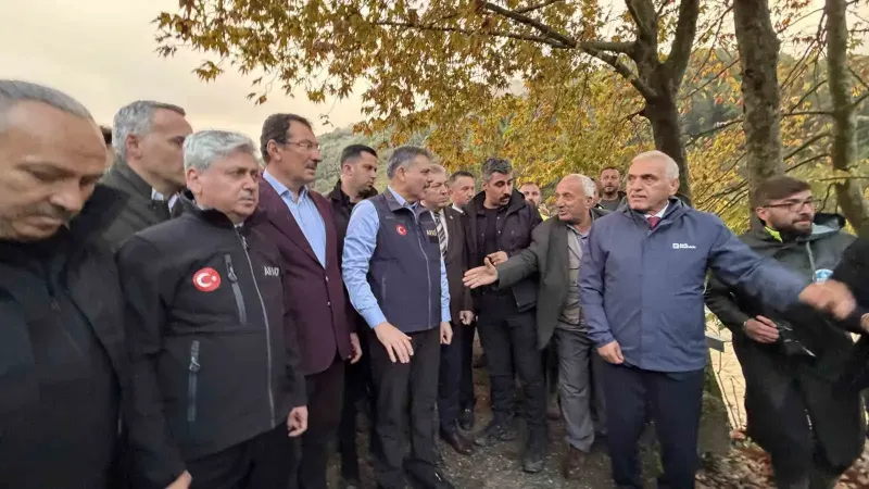 İçişleri Bakanı Mustafa Çiftçi Sakarya'daki Sel Bölgesini İnceledi
