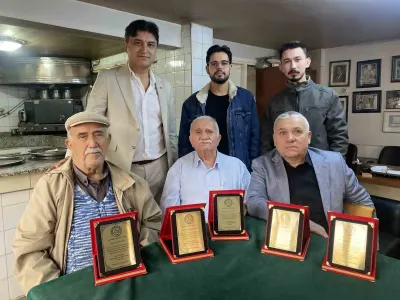 Alaşehir'de Deneyimli Kahveciler Ahilik Kültürü İçin Plaketle Onurlandırıldı
