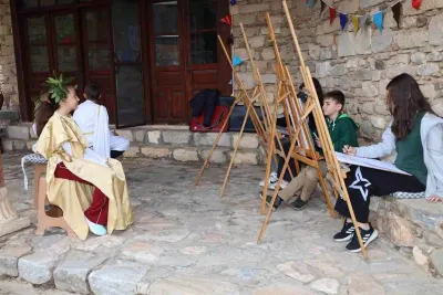 Tarihi Afrodisias Antik Kenti Çocuklar İçin Açık Hava Atölyesine Dönüştü