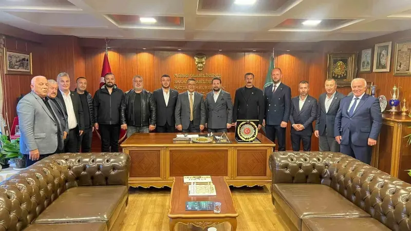 MHP Yenişehir İlçe Başkanından BESOB Başkanı Fahrettin Bilgit'e Ziyaret