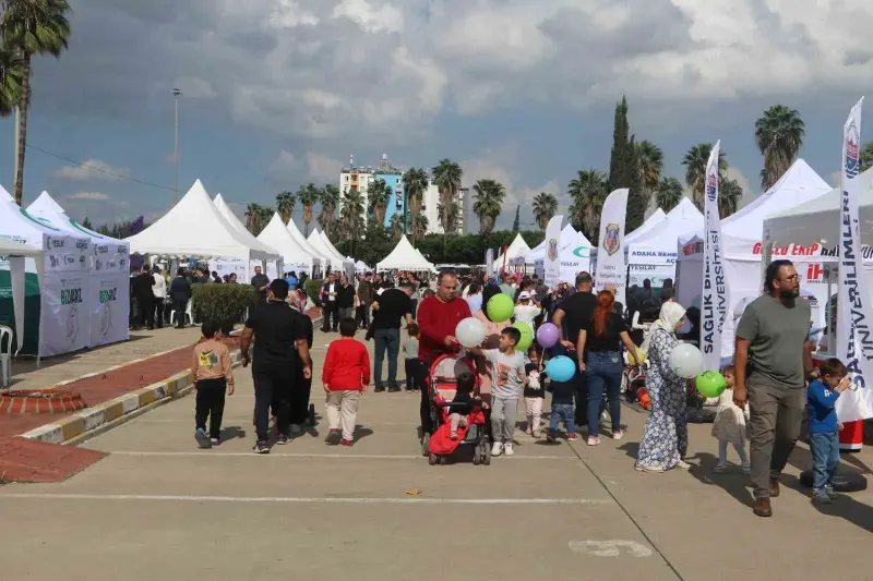 Adana'da Düzenlenen Festivalle Aileler Bağımlılığa Karşı Tek Yürek Oldu