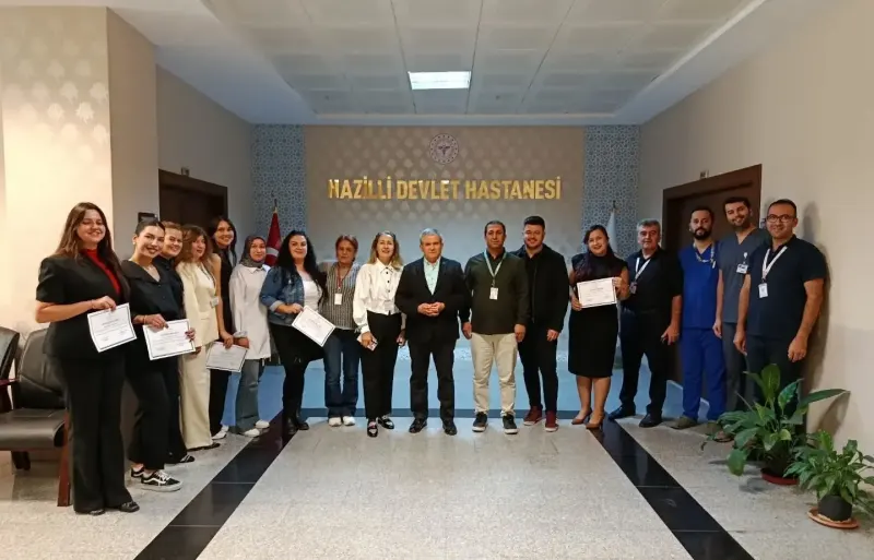 Aydın Nazilli Devlet Hastanesinde Acil Bakım Hemşireliği Eğitimleri Tamamlandı