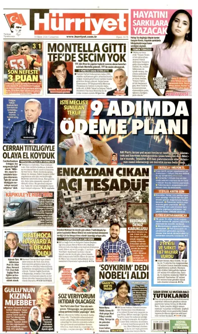 Hürriyet manşeti