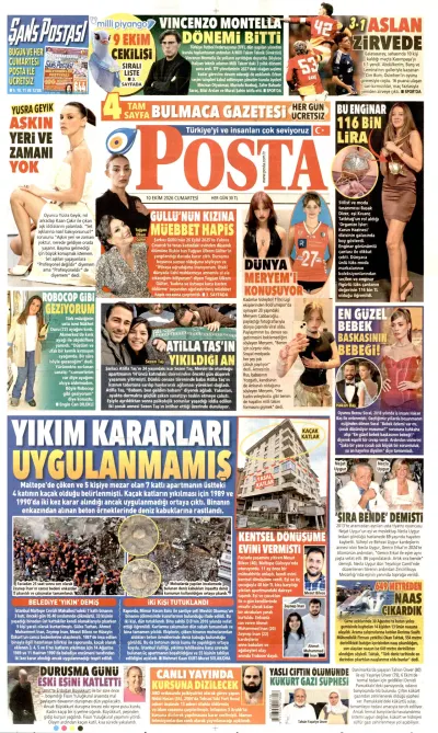 Posta manşeti
