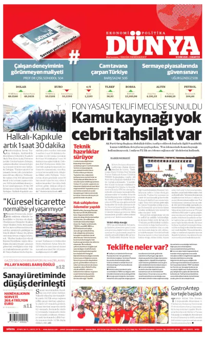 Dünya manşeti