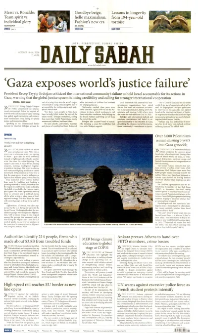 Daily Sabah manşeti