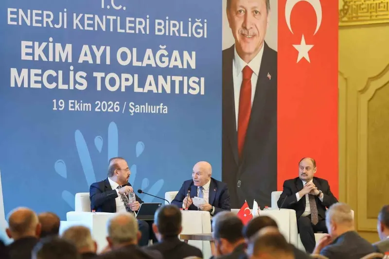 Şanlıurfa’da Düzenlenen Enerji Kentleri Birliği Toplantısında Yenilenebilir Enerji Yatırımları Konuşuldu