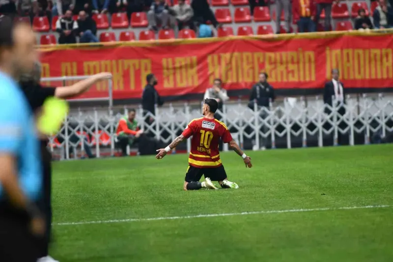 Kayserispor'un Başarılı Futbolcusu Benhur Keser Gol Sayısını Üçe Çıkardı
