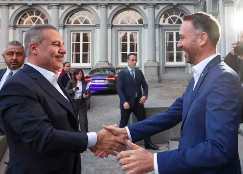 Dışişleri Bakanı Hakan Fidan Belçika'da Temaslarda Bulundu