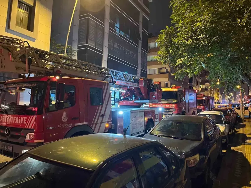 Bahçelievler’de Apart Otel Yangını Korkuttu