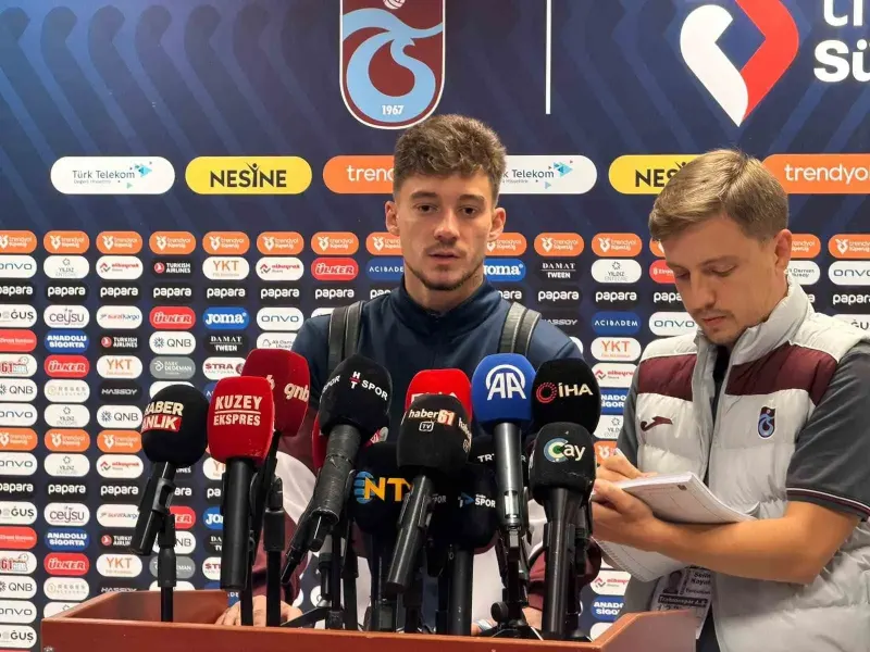 Ernest Muçi'den Trabzonspor'un Hedeflerine Dair Açıklama