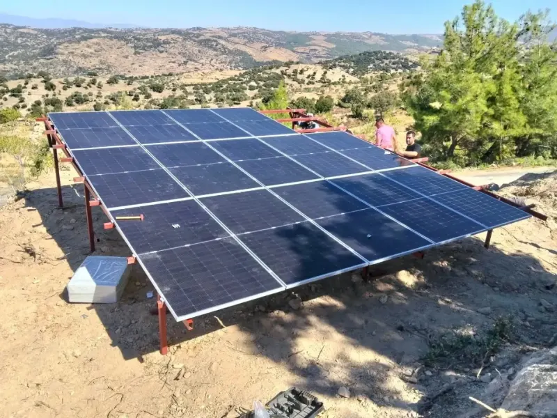 Aydın Yenipazar'da Sondaj Tesisine Güneş Enerjisi Sistemi Kuruldu