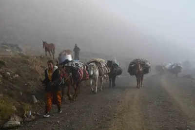 Şırnak Yaylalarında Soğuk Hava Etkisiyle Göç Başladı