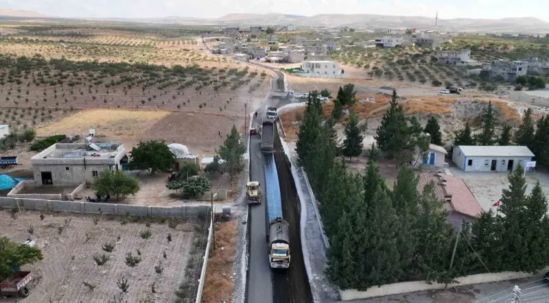 Şanlıurfa'da 21 Mahalleyi Birleştiren 40 Kilometrelik Güol Asfaltlandı