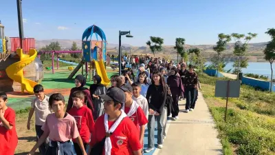 Adıyaman Kahta'da 160 Kişi Sağlıklı Yaşam İçin Doğa Yürüyüşünde Buluştu