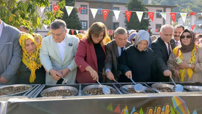 Sinop Erfelek’te Düzenlenen Geleneksel Kestane Festivali Coşkuyla Tamamlandı