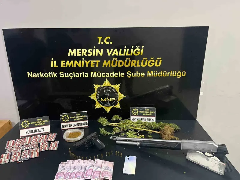 Mersin'de Düzenlenen Uyuşturucu Operasyonunda 6 Zanlı Tutuklandı