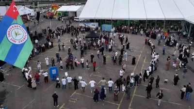 Rize Gastronomi Festivalinde İklim İçin Horon Halkası Kuruldu