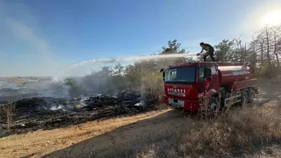 Kırklareli Babaeski'de Çöplük Alanda Başlayan Yangın Ormana Sıçradı