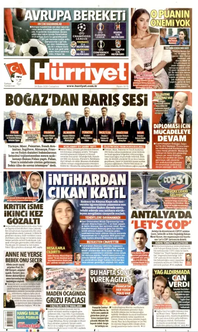 Hürriyet manşeti