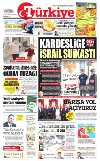 Türkiye manşeti