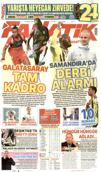 Fanatik manşeti