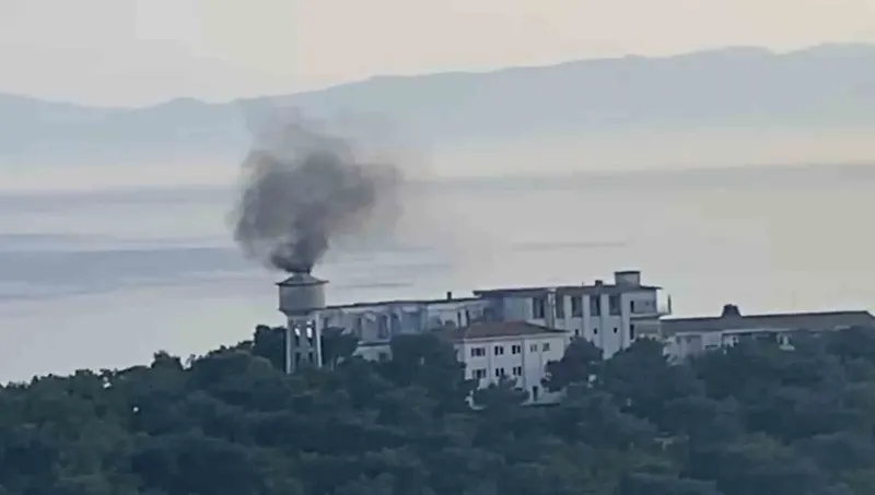 Tarihi Heybeliada Sanatoryumu’ndaki Yangın Korkuttu