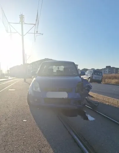 Eskişehir'de Tramvay Yolunda Kaza Sebebiyle Seferler Geçici Olarak Durduruldu