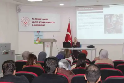 Bayburt'ta Sosyal Hizmet Çalışanlarına İnsan Ticaretiyle Mücadele Eğitimi Verildi