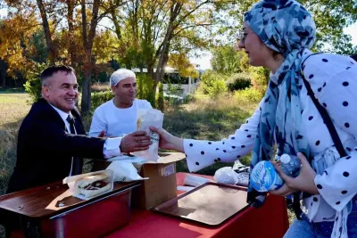 Bilecik'te Öğrenciler İçin Düzenlenen Etkinlikte Köfte İkram Edildi