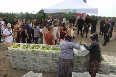 Sunar Yatırım Lezzet Festivali Kapsamında Hasat Etkinliği Düzenledi